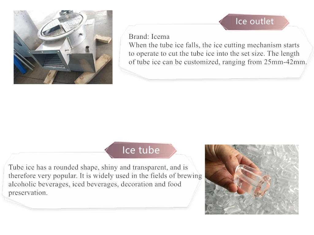 2t/24h Tube Ice Machine Ice Maker Factory Price Good Quality Ice Machine Ice Maker